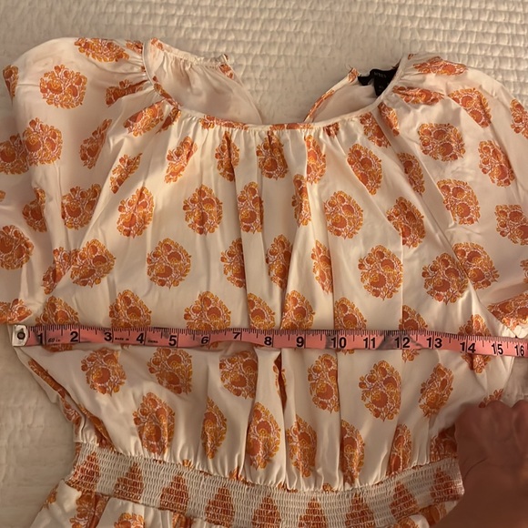 J.Crew Blockprint Smocked Waist Mini Dress - Picture 7 of 8